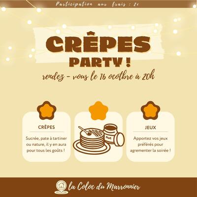 Dessin d'une pile de crêpes et d'un pot de pâte à tartiner