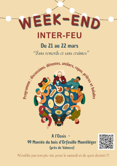 des infos et une illustration qui évoquent une rencontre festive